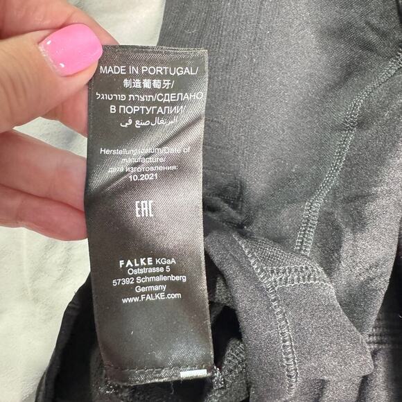 Falke Ergonomic Sport System Base Layer Top Black Long Sleeve Men's Medium - Picture 6 of 7